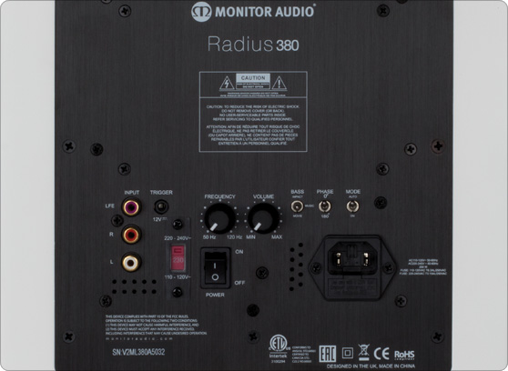 Monitor Audio Radius 380 - cecha 3